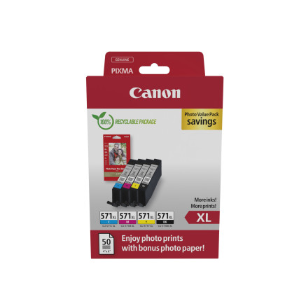 CANON CLI-571XL Ink Cartridge C M Y BK
