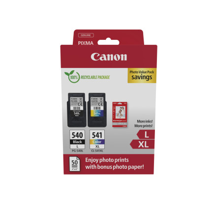 CANON PHOTO PACK PG-540L CL-541XL Ink