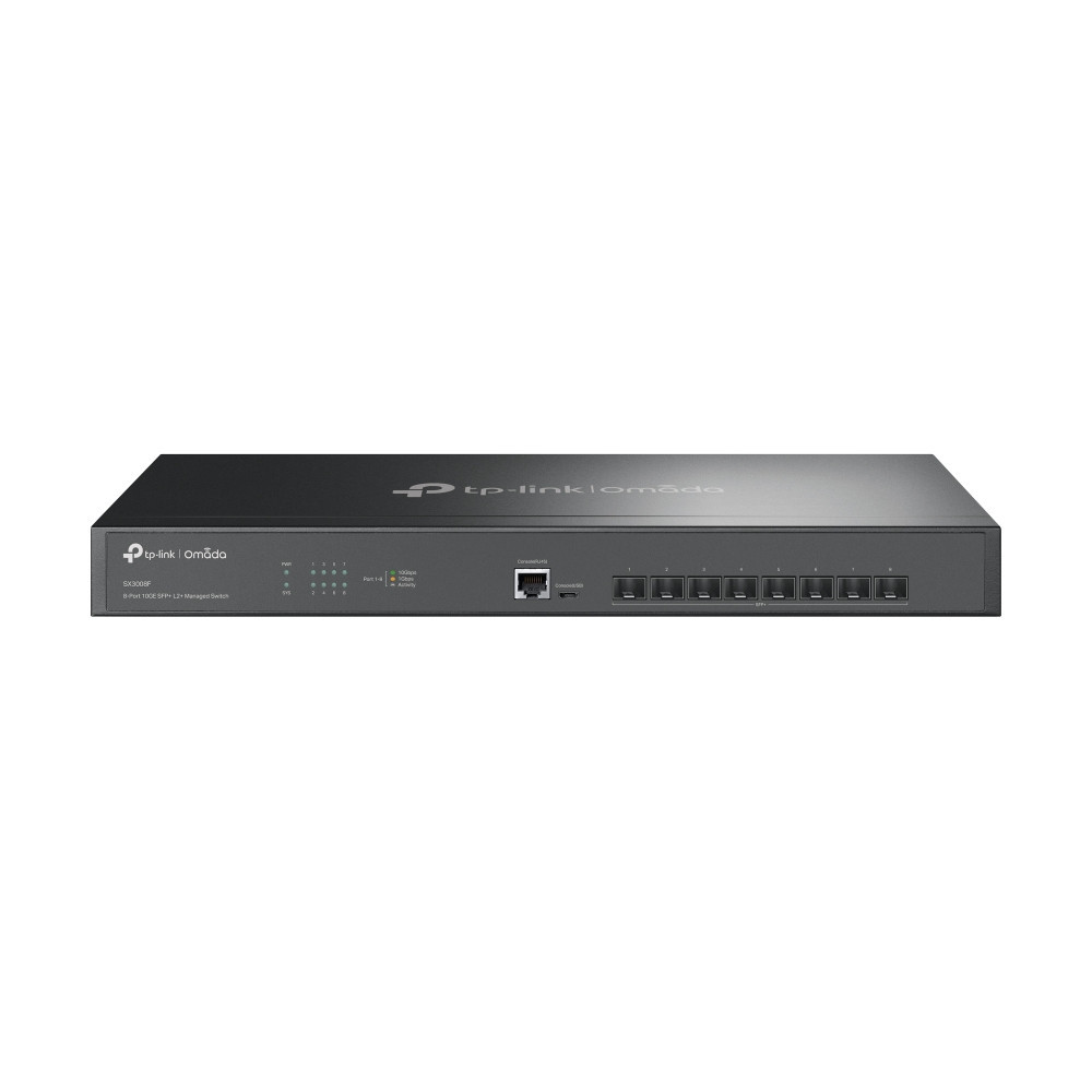 TP-LINK Omada 8-Port 10GE SFP+ L2+ Sw TP-LINK Omada 8-Port 10GE SFP+ L2+ Sw