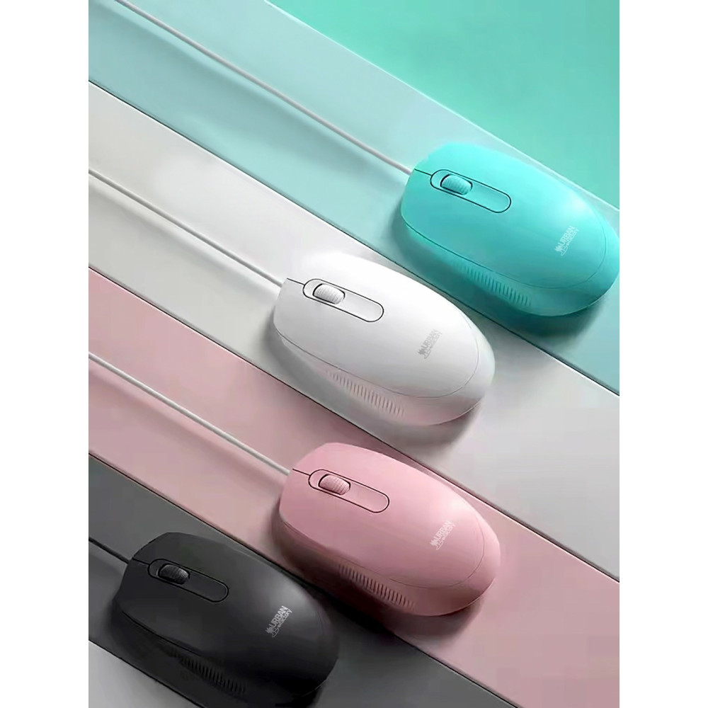 URBAN FACTORY USB-A Wired Mouse 1200dpi