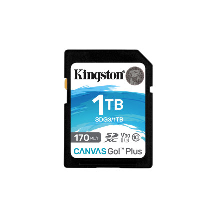 KINGSTON 1To SDXC Canvas Go Plus 170R