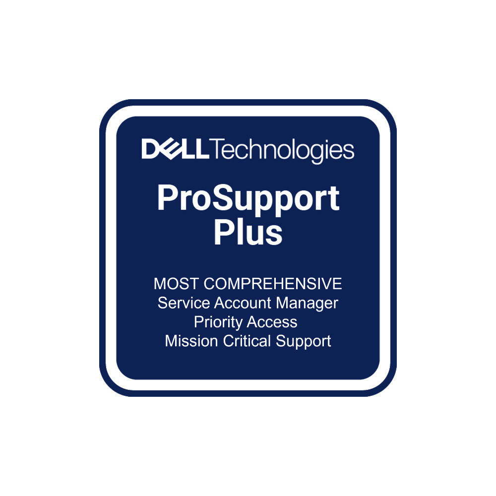 Dell Effectuez une mise niveau de 3 ans Next Business Day vers 5 ans ProSupport Plus 4H Mission Critical - Contrat de maint Dell Effectuez une mise niveau de 3 ans Next Business Day vers 5 ans ProSupport Plus 4H Mission Critical - Contrat de maint