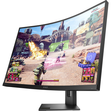 OMEN by HP 27c - Gaming -  cran LED - jeux - incurv  - 27" - 2560 x 1440 QHD   240 Hz - VA - 450 cd m  - 3000 1 - DisplayHDR