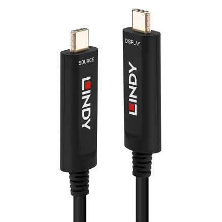 LINDY Fibre Optic Hybrid USB C Video 5m