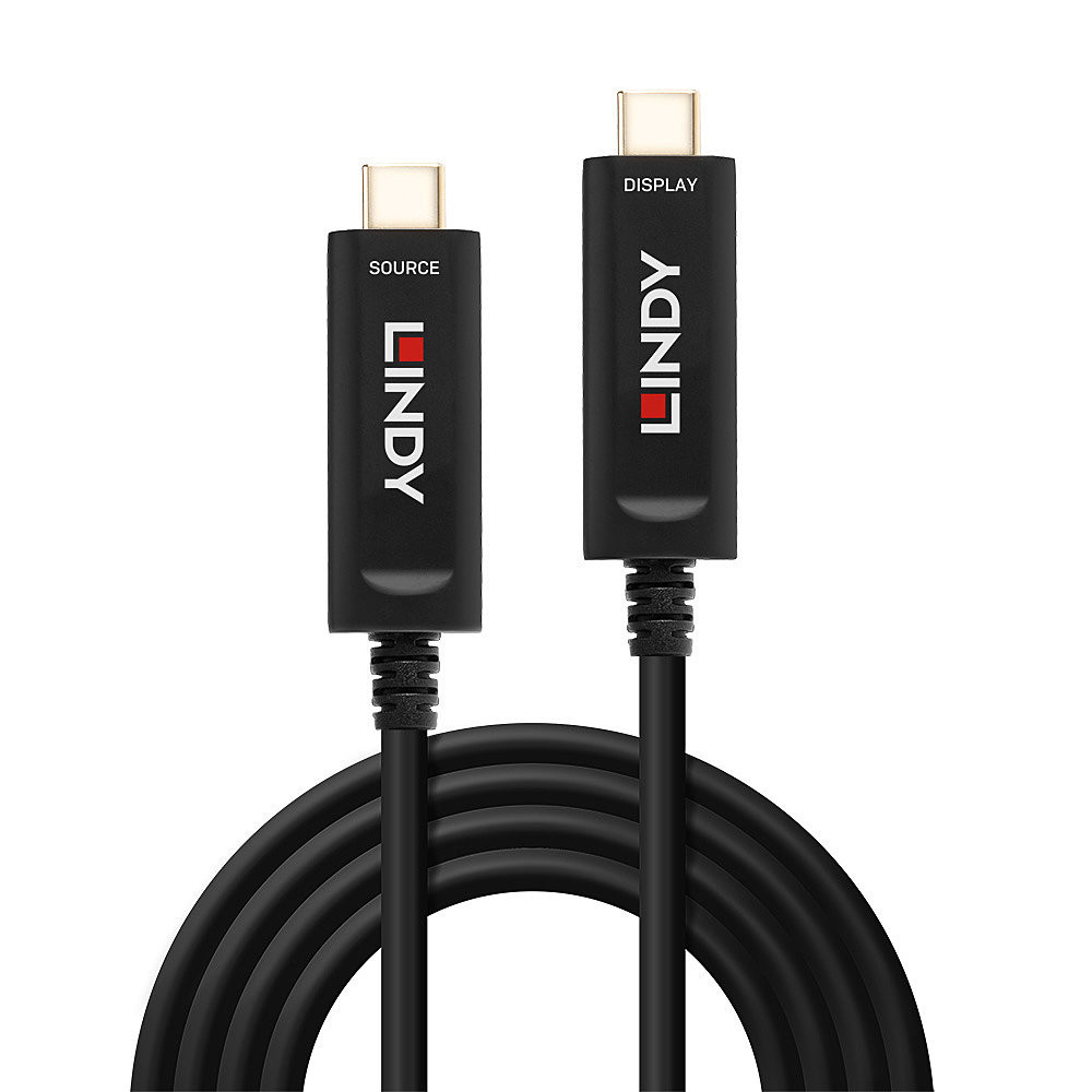 LINDY Fibre Optic Hybrid USB C Video 5m