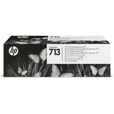 HP 713 - Pack de 4 - jaune, cyan, magenta, noir pigment  - original - DesignJet - Kit de remplacement des t tes dimpression -