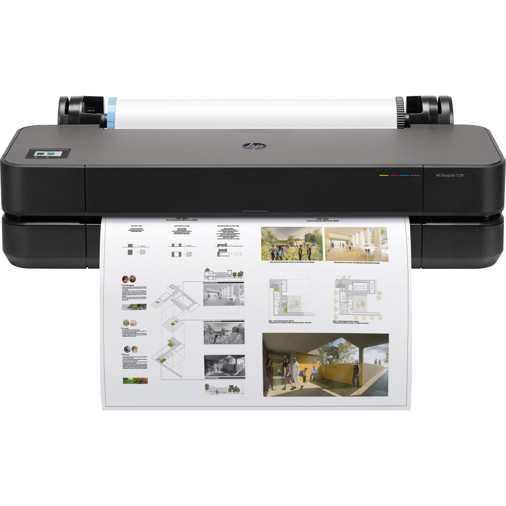HP DesignJet T230 - 24" imprimante grand format - couleur - jet dencre - A1, ANSI D - 2 400 x 1 200 ppp - jusqu  0.58 min pag