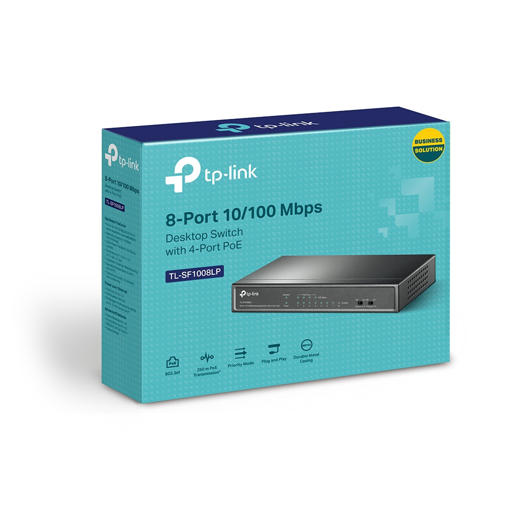 TP-LINK TL-SF1008LP 8P Switch 4P PoE