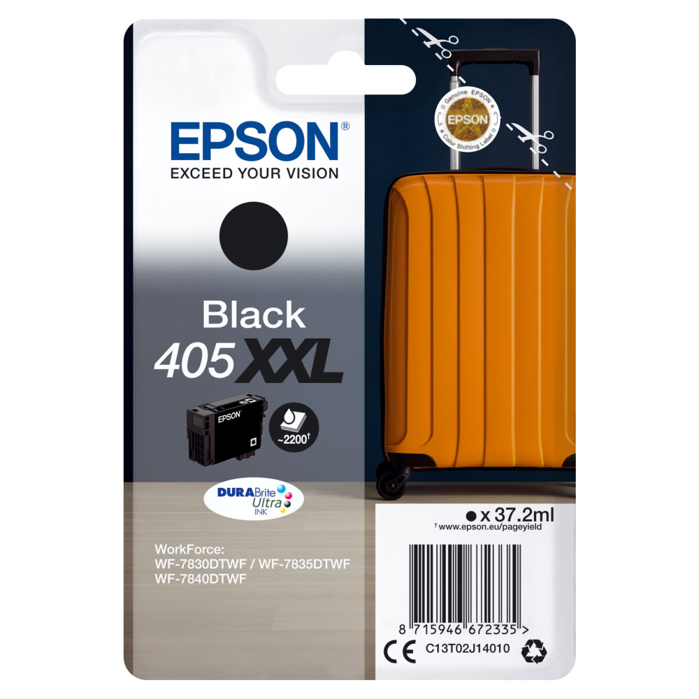 EPSON 4LB Singlepack Black 405XXL w s EPSON 4LB Singlepack Black 405XXL w s