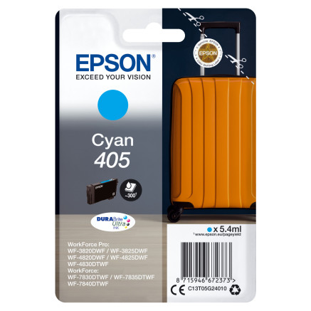 EPSON 6LB Singlepack Cyan 405 DURABrite