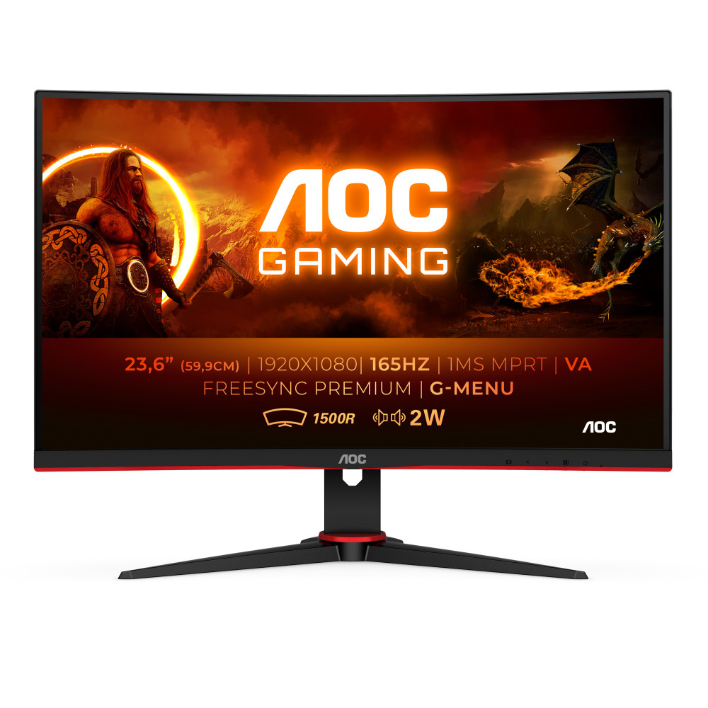 AOC C24G2AE BK 23.6p VA FHD 165Hz AOC C24G2AE BK 23.6p VA FHD 165Hz