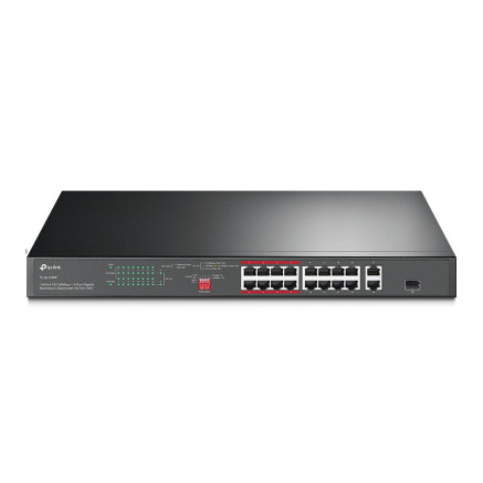 TP-LINK 16-Port 10 100Mbps + 2-Port Swc