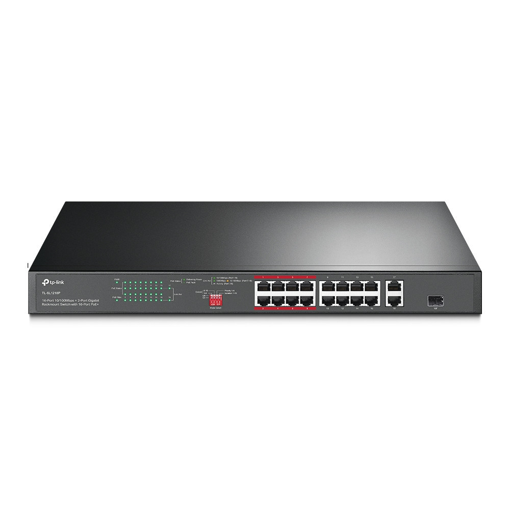 TP-LINK 16-Port 10 100Mbps + 2-Port Swc TP-LINK 16-Port 10 100Mbps + 2-Port Swc