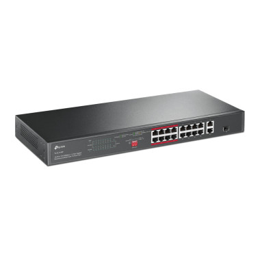 TP-LINK 16-Port 10 100Mbps + 2-Port Swc