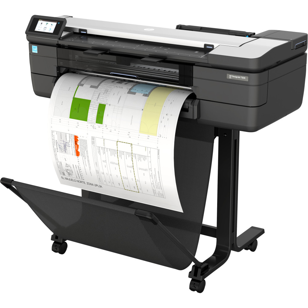 HP DesignJet T830 - 24" imprimante multifonctions - couleur - jet dencre - 610 x 2770 mm (original) - Rouleau (61 cm) (suppor