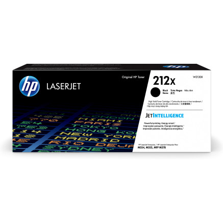 HP 212X -   rendement  lev  - noir - original - LaserJet - cartouche de toner (W2120X) - pour Color LaserJet Enterprise M555,