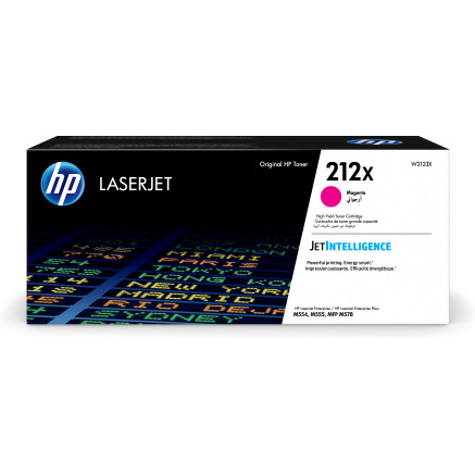 HP 212X -   rendement  lev  - magenta - original - LaserJet - cartouche de toner (W2123X) - pour Color LaserJet Enterprise M5