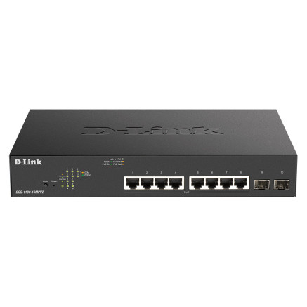 D-LINK 10-Port PoE+ Gigabit Smart Switch
