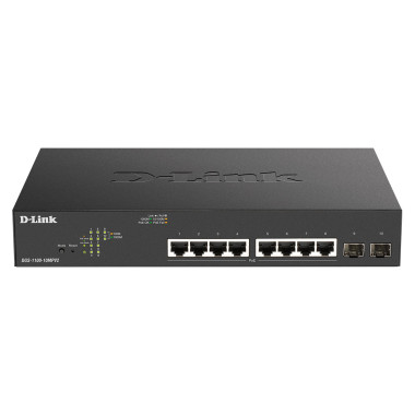 D-LINK 10-Port PoE+ Gigabit Smart Switch
