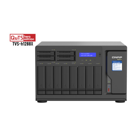 QNAP TVS-h1288X-W1250-16G 12-Bay T-NAS
