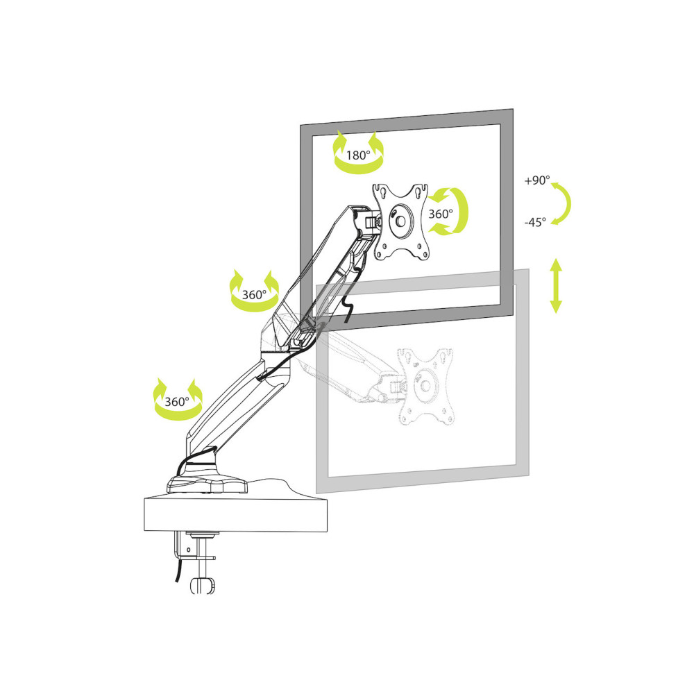 PORT DESIGNS Monitor Arm Vesa Single Scr