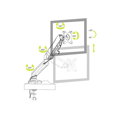 PORT DESIGNS Monitor Arm Vesa Single Scr