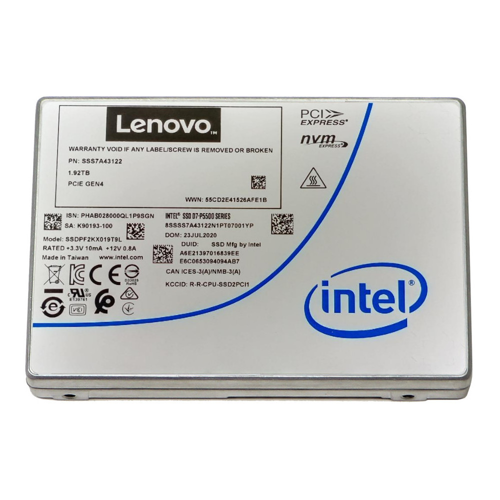 LENOVO ISG ThinkSystem U.2 1.92TB SSD