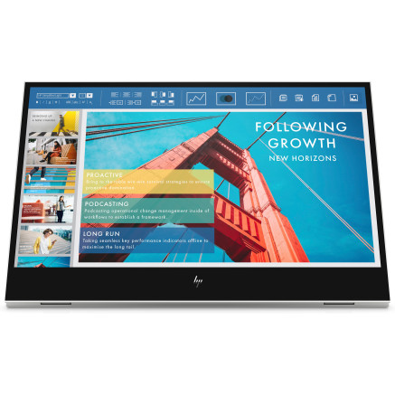 HP E14 G4 Portable -  cran LED - 14" - portable - 1920 x 1080 Full HD (1080p)   60 Hz - IPS - 400 cd m  - 800 1 - 5 ms - 2xUS