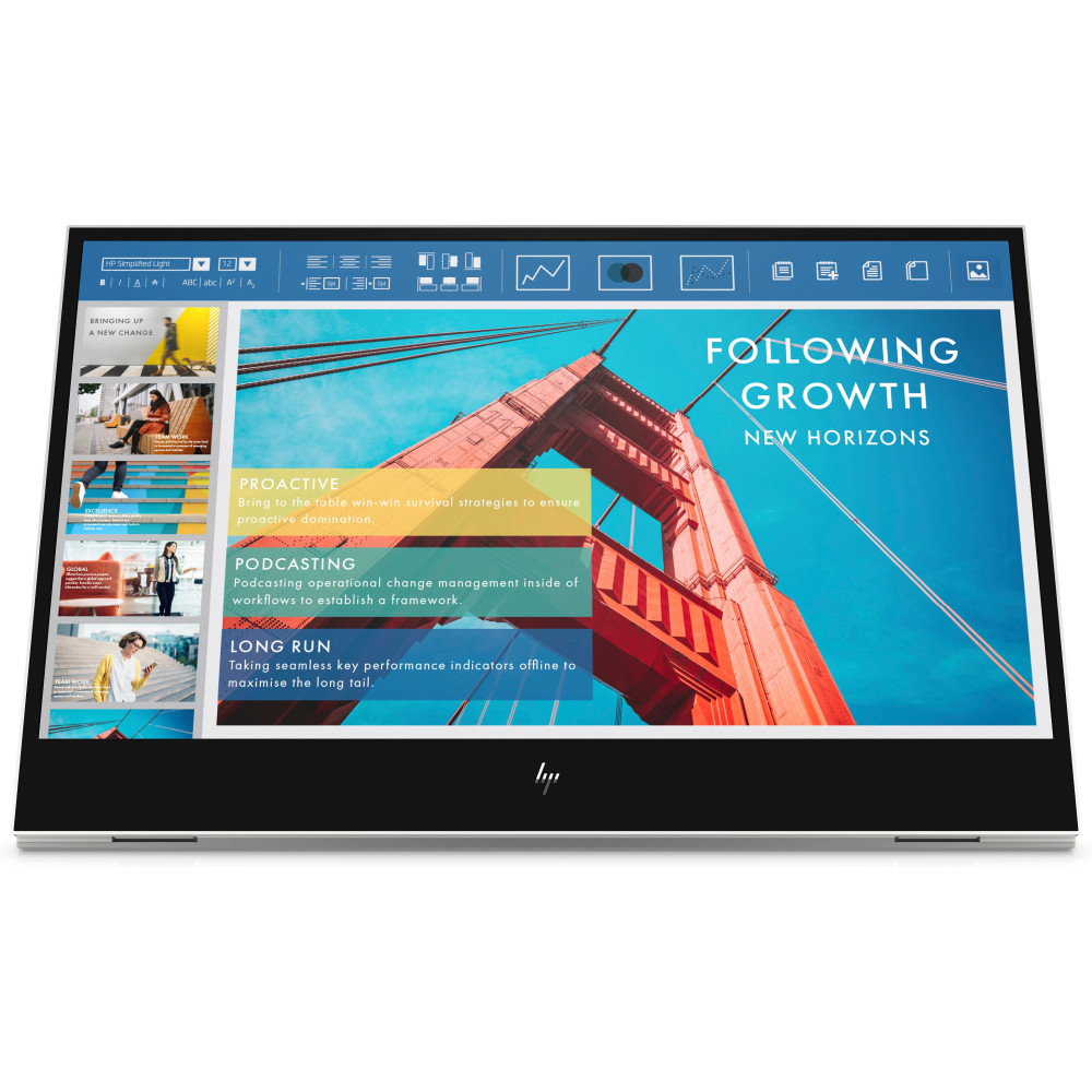 HP E14 G4 Portable -  cran LED - 14" - portable - 1920 x 1080 Full HD (1080p)   60 Hz - IPS - 400 cd m  - 800 1 - 5 ms - 2xUS