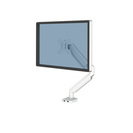 FELLOWES Bras Porte-Ecran Simple Blanc