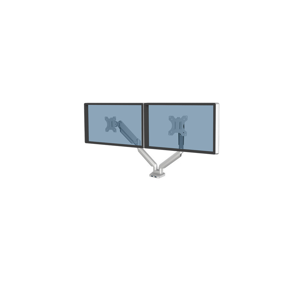 FELLOWES Bras Porte-Ecrans Double Gris FELLOWES Bras Porte-Ecrans Double Gris
