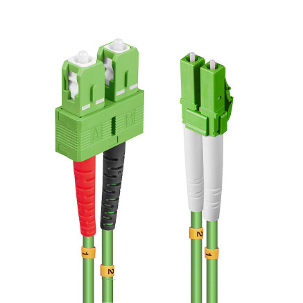 LINDY 2m Fibre Optic LC SC 50 125 OM5