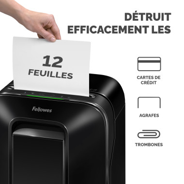 FELLOWES Powershred LX200 Black Shredder