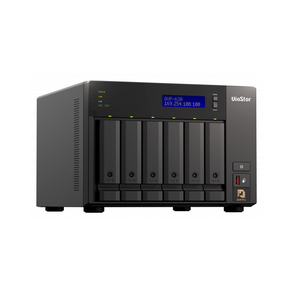 QNAP QVP-63A Surveillance NAS i3-8100T