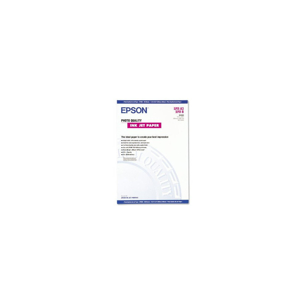 EPSON PAPIER COUCHE A3 QUALITE EPSON PAPIER COUCHE A3 QUALITE