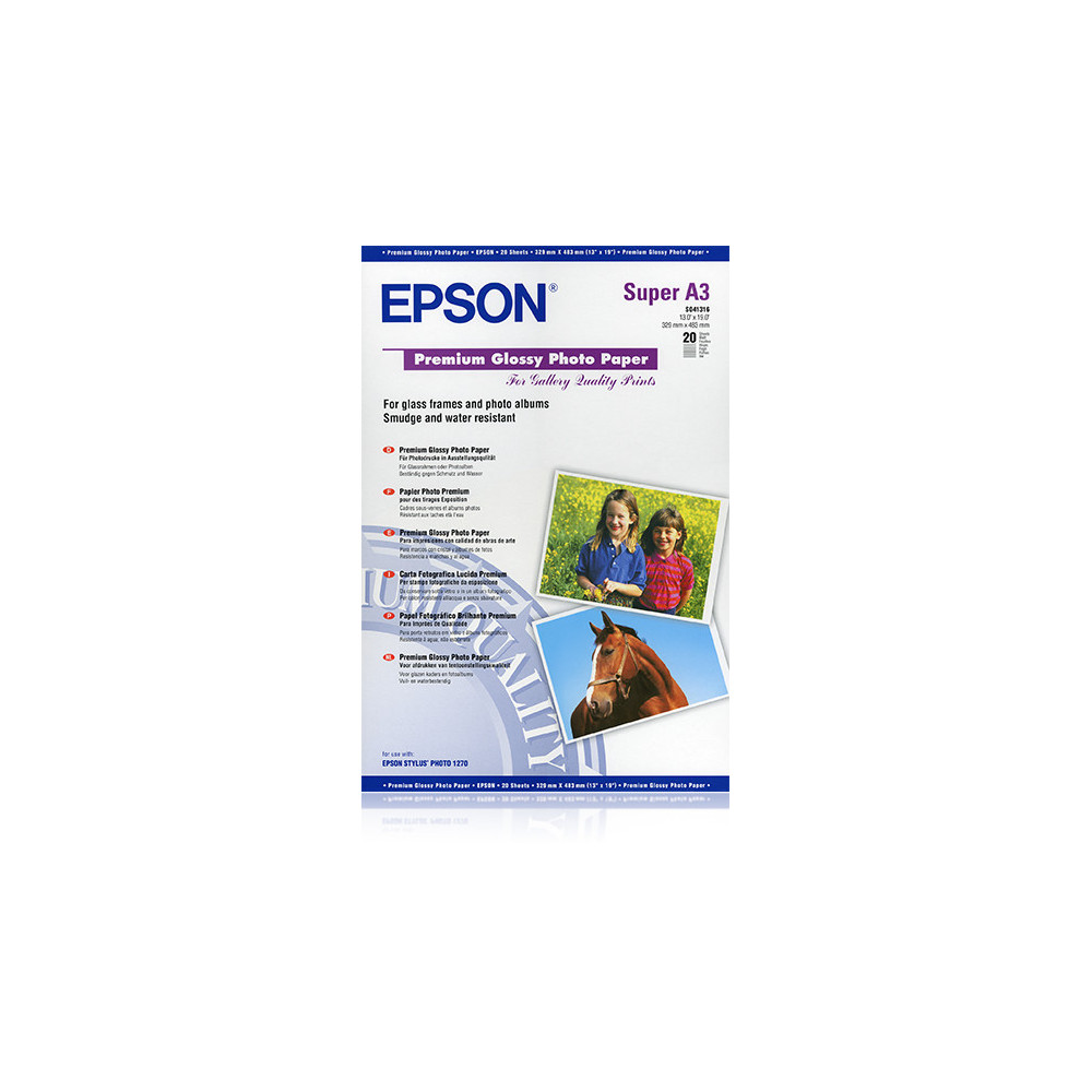 EPSON PHOTO PAPIER PREMIUM A3 EPSON PHOTO PAPIER PREMIUM A3