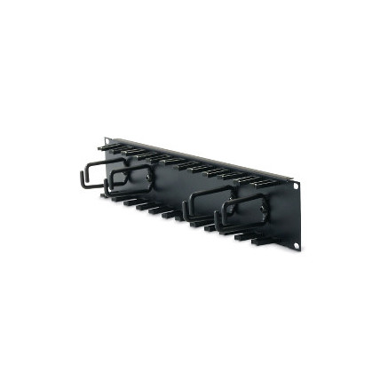 APC Patchcable Organizer 2HE black