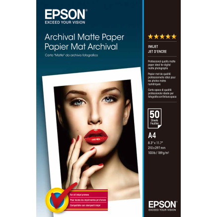 EPSON PAPIER MAT ARCHIVAL A4 19
