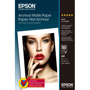 EPSON PAPIER MAT ARCHIVAL A4 19
