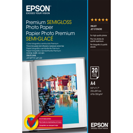 EPSON PAPIER PHOTO PREMIUM SEMI