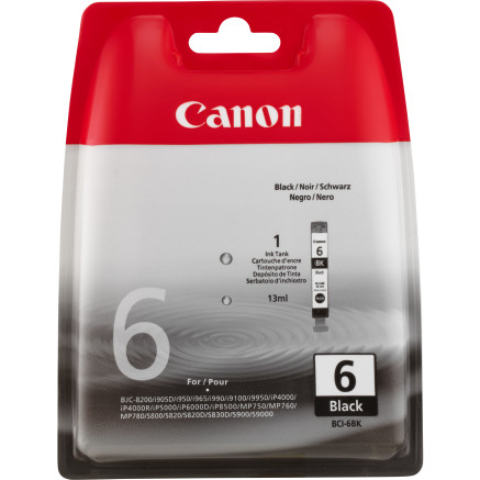 CANON BCI-6 BLACK CARTOUCHE POU