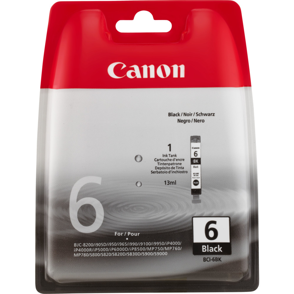CANON BCI-6 BLACK CARTOUCHE POU CANON BCI-6 BLACK CARTOUCHE POU