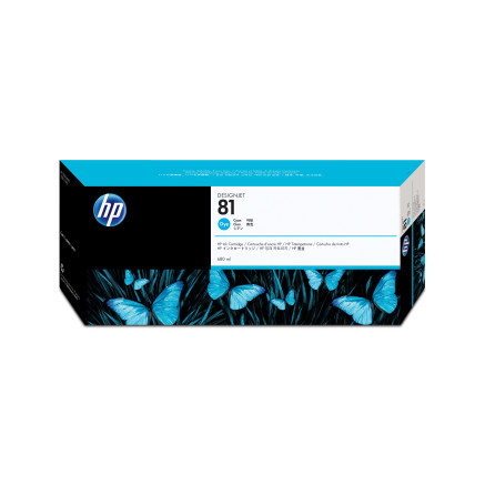 HP NO81 CARTOUCHE ENCRE CYAN DE
