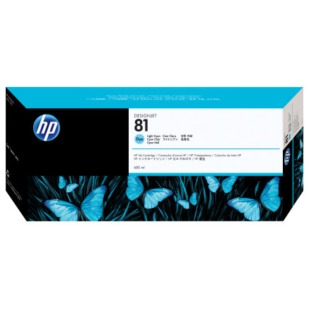 HP NO81 CARTOUCHE ENCRE CYAN CL