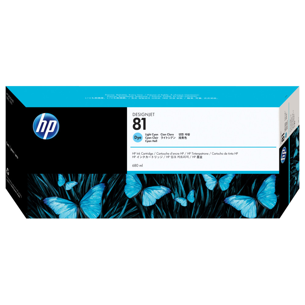 HP NO81 CARTOUCHE ENCRE CYAN CL