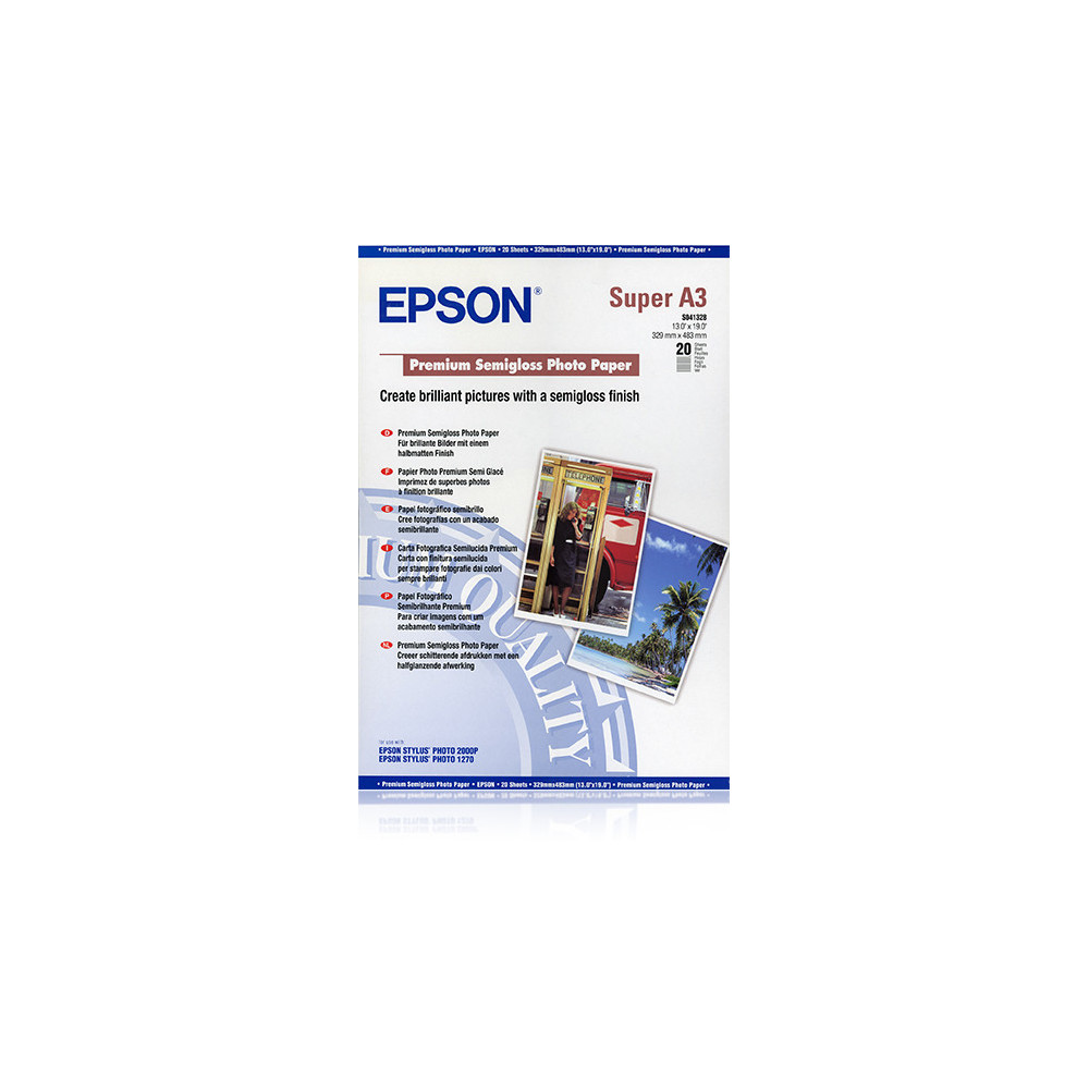 EPSON PAPIER PHOTO PREMIUM SEMI EPSON PAPIER PHOTO PREMIUM SEMI