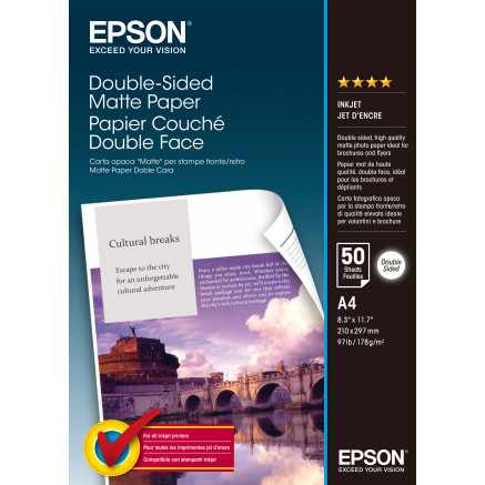 EPSON PAPIER COUCHE DOUBLE FACE