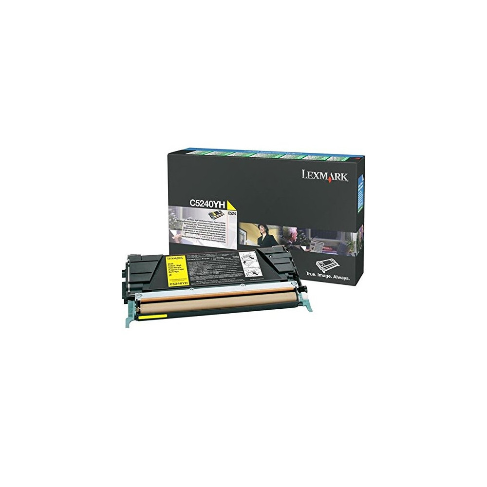 LEXMARK CARTOUCHE DE TONER JAUN LEXMARK CARTOUCHE DE TONER JAUN