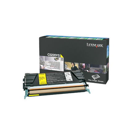 LEXMARK TONER JAUNE STANDARD LR