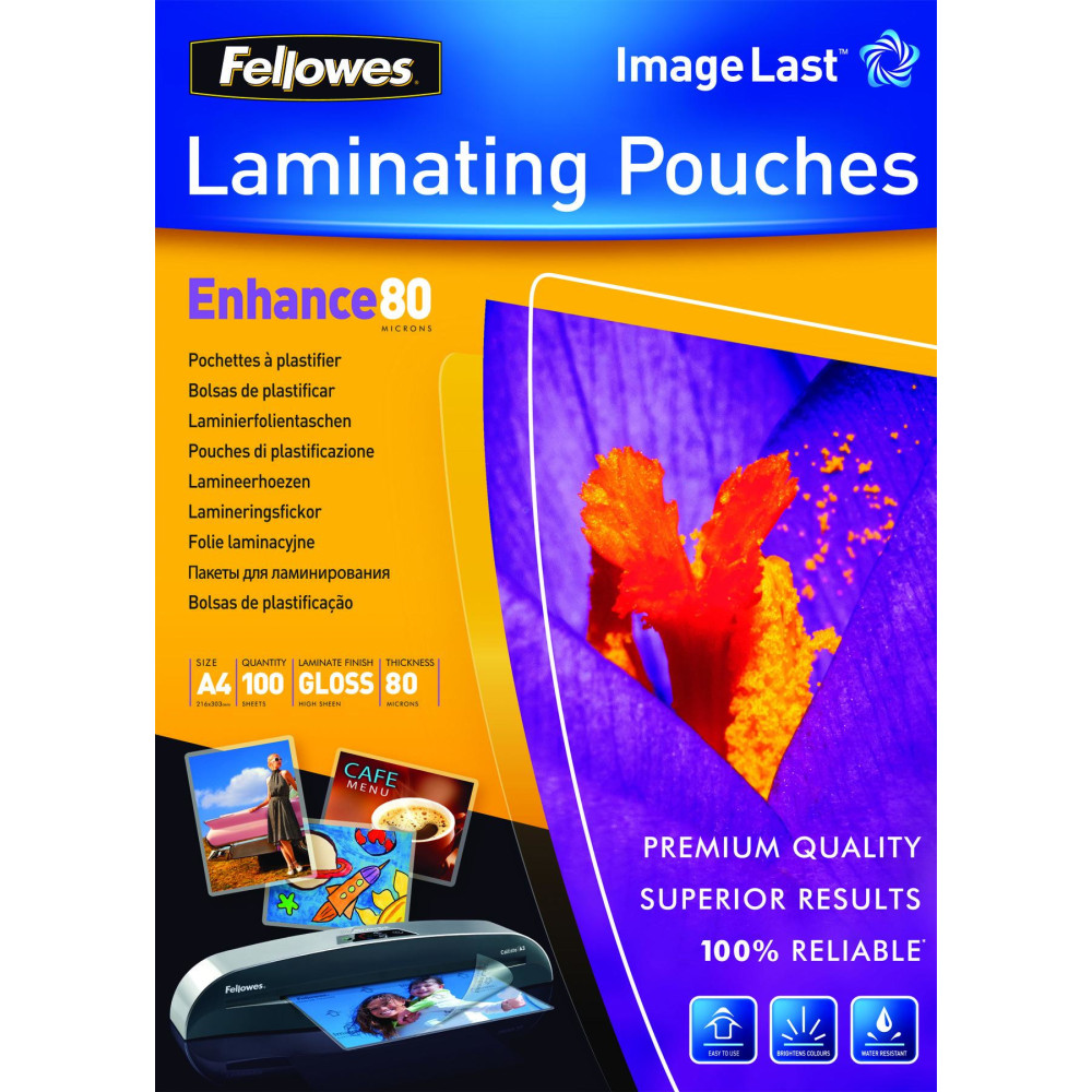 Bundle FELLOWES x4 +1 LAMINATNG POUCH Bundle FELLOWES x4 +1 LAMINATNG POUCH